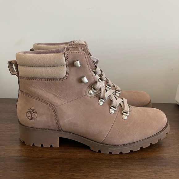Timberland Shoes - Timberland Ellendale Dusty Mid Top Lace Up Outdoor Hiking Boots Womens Sz 9.5
